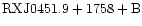 ${\rm RXJ0451.9+1758 +B}$