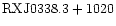 ${\rm RXJ0338.3+1020 }$