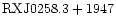 ${\rm RXJ0258.3+1947 }$