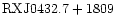 ${\rm RXJ0432.7+1809 }$