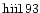 ${\rm hii193 }$