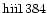 ${\rm hii1384 }$