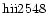 ${\rm hii2548 }$