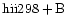 ${\rm hii298 +B }$