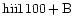 ${\rm hii1100 +B }$