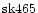 ${\rm sk465 }$