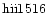 ${\rm hii1516 }$