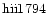 ${\rm hii1794 }$