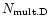 $N_{\rm mult. D}$