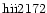 ${\rm hii2172 }$