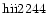 ${\rm hii2244 }$