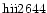 ${\rm hii2644 }$