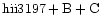 ${\rm hii3197 + B + C }$