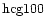 ${\rm hcg100 }$