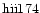 ${\rm hii174 }$