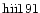 ${\rm hii191 }$