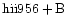 ${\rm hii956 +B }$
