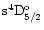 $\rm {s{}^4D^o_{5/2}}$