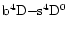 $\rm {b^4D}{-}\rm {s{}^4D^0}$