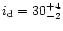 $i_{\rm d}=30^{+4}_{-2}$