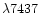 $\lambda7437$