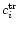 $c_i^{\rm tr}$
