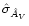 $\hat \sigma_{\hat A_V}$