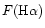 $F({\rm H\alpha})$