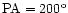 ${\rm PA}= 200^{\rm o}$