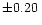 $\pm0.20\,$