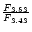 $\frac{F_{3.53}}{F_{3.43}}$