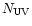$N_{\rm UV}$