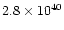 $2.8\times 10^{40}$