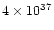 $4\times 10^{37}$