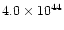 $4.0\times 10^{44}$