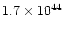 $1.7\times 10^{44}$