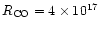 $R_{\rm CO} = 4\times 10^{17}$