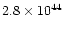 $ 2.8\times 10^{44}$