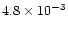 $4.8\times 10^{-3}$