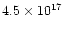 $4.5\times 10^{17}$