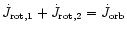 $\dot{J}_{{\rm rot},1} + \dot{J}_{{\rm rot},2} =
\dot{J}_{\rm orb}$