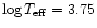 $\log T_{\rm eff}=3.75$