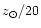 $z_{\odot}/20$