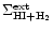 $\Sigma_{\rm HI+H_{2}}^{\rm ext}$