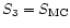 $S_{{\rm 3}} = S_{\rm MC}$