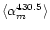 $\langle\alpha_m^{430.5}\rangle$