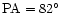 ${\rm PA}=82\hbox{$^\circ$ }$