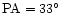 ${\rm PA}=33\hbox{$^\circ$ }$