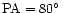 ${\rm PA}=80\hbox{$^\circ$ }$