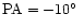 ${\rm PA}=-10\hbox{$^\circ$ }$